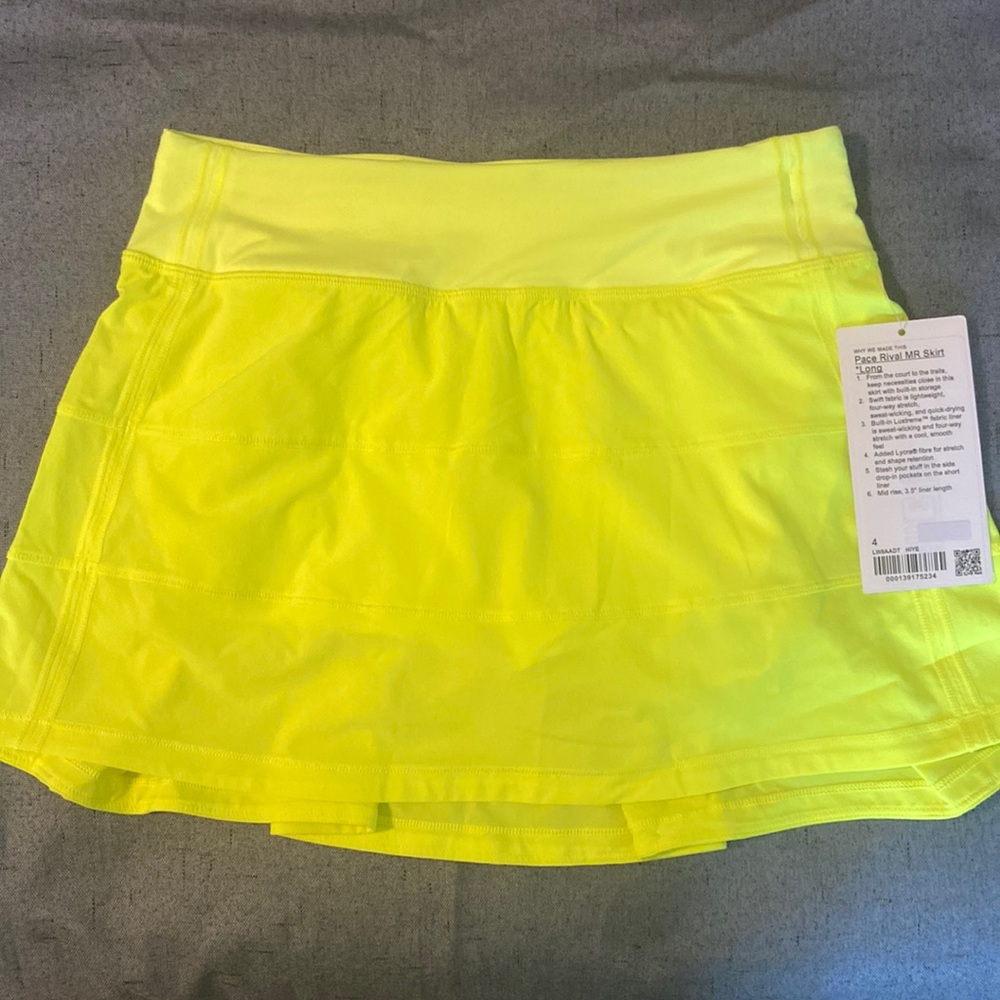 Lululemon Pace Rival MR Skirt Long